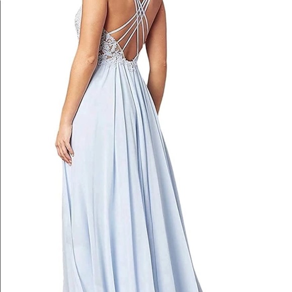 Black lace floor length ball gown - Picture 4 of 6